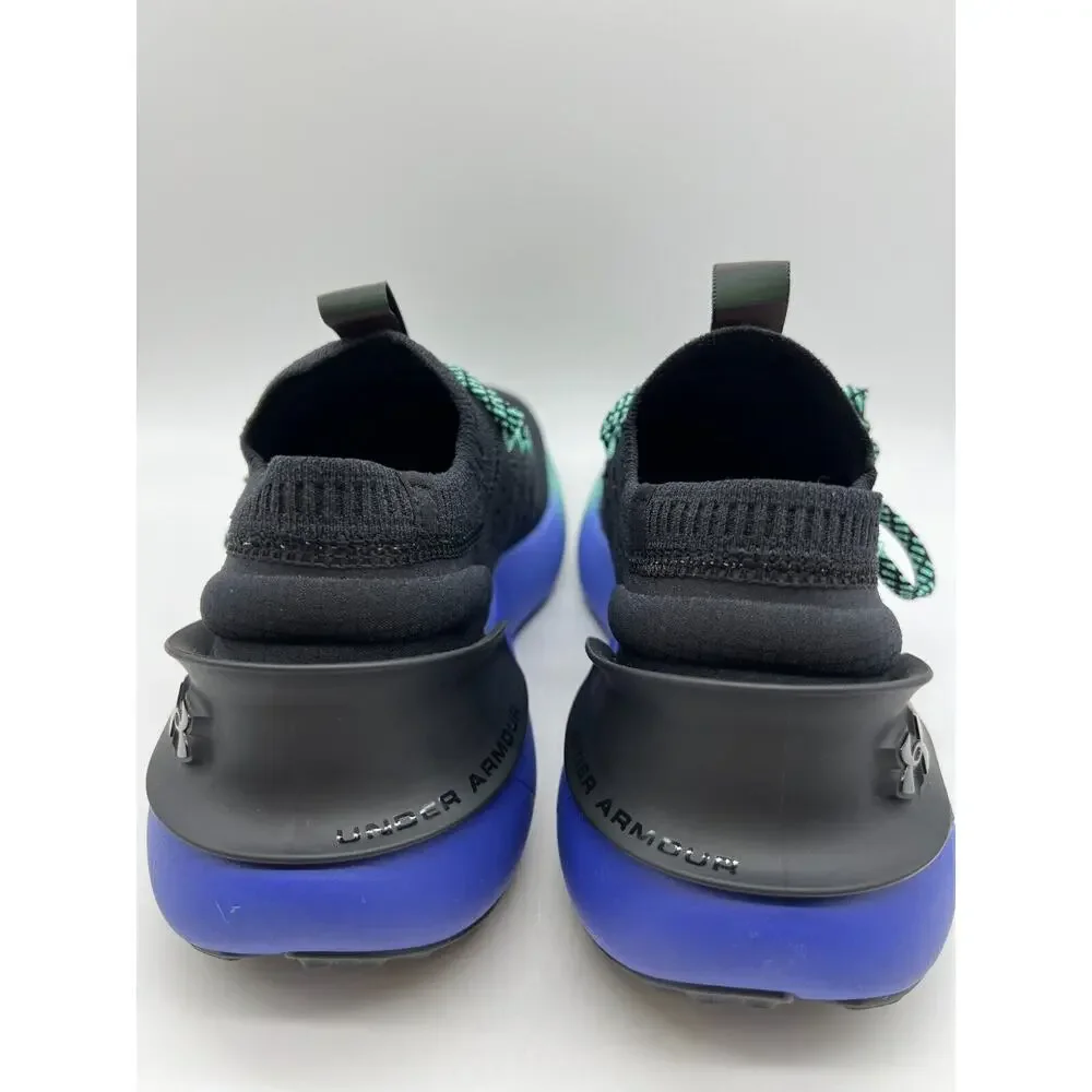 Under Armour HOVR Phantom 3 Running Shoes Black/Periwinkle 3026993-001 Men Sz 10